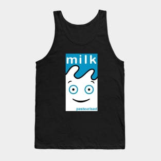 blur coffee and tv milk carton Tank Top